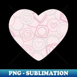 Light pink sweet love cookies - High-Quality PNG Sublimation Download - Boost Your Success with this Inspirational PNG Download