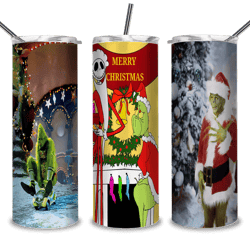 the grinch christmas 20/30 oz skinny tumbler png, grinch png, christmas 20oz tumbler wrap, christmas tumbler png