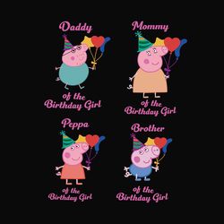 family peppa svg, birthday svg, peppa birthday svg, peppa svg, peppa bundle svg