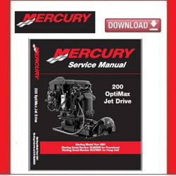 MERCURY Mariner 200hp OptiMax Jet Drive Service Manual pdf Download