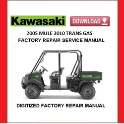 2005 KAWASAKI MULE 3010 TRANS Gas Factory Service Repair Manual pdf Download