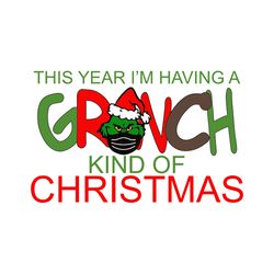 the grinch with mask xmas svg, png, pdf and christmas svg, christmas svg files, logo christmas svg, instant download
