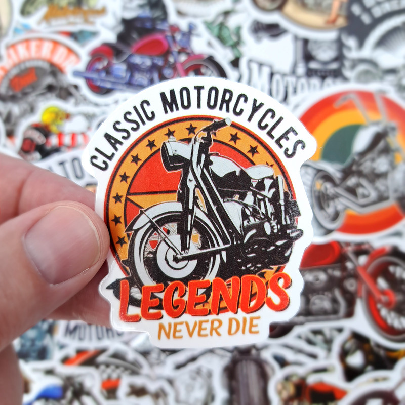 MotorcycleStickersHelmetMotorbikestickersMotoBikerStickersLuggageandTravelStickersChoppe