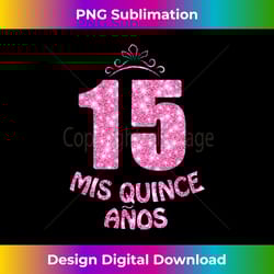 15 mis quince anos quinceanera 15th birthd - minimalist sublimation digital file - animate your creative concepts