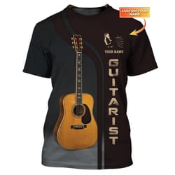 custom 3d guitar tee: shop now for the perfect gift!