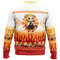 Chibi Christmas Kyojuro Rengoku Demon Slayer Ugly Hoodie 3D Zip Hoodie 3D Ugly Christmas Sweater 3D Fleece Hoodie