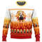 Chibi Christmas Kyojuro Rengoku Demon Slayer Ugly Hoodie 3D Zip Hoodie 3D Ugly Christmas Sweater 3D Fleece Hoodie