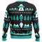 Paranormal Xmas Alien All Over Print Ugly Hoodie 3D Zip Hoodie 3D Ugly Christmas Sweater 3D Fleece Hoodie