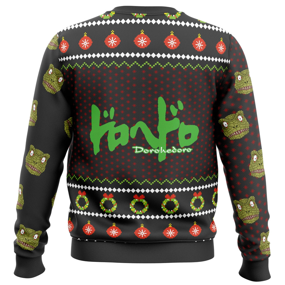 Kaiman Dorohedoro All Over Print Ugly Hoodie 3D Zip Hoodie 3D Ugly Christmas Sweater 3D Fleece Hoodie