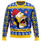 Santa Homer The Simpsons All Over Print Ugly Hoodie 3D Zip Hoodie 3D Ugly Christmas Sweater 3D Fleece Hoodie
