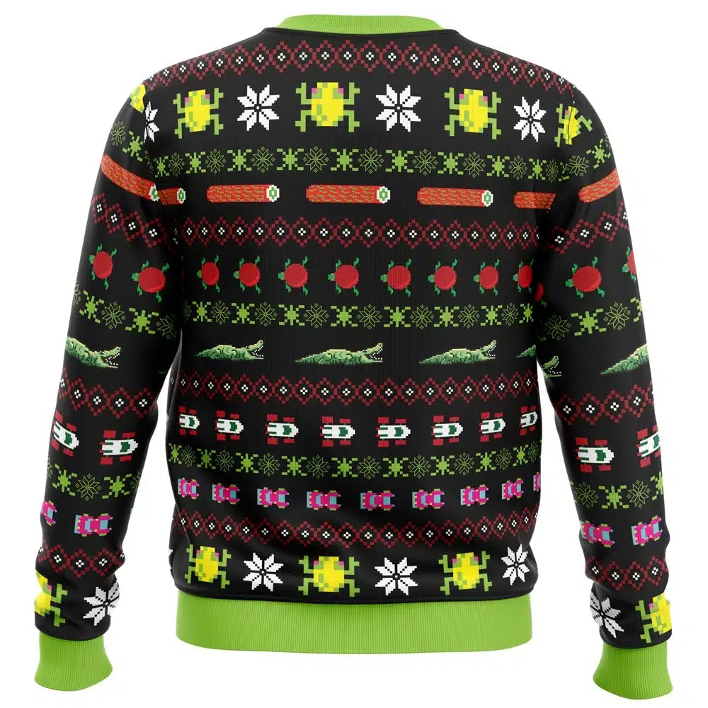 Frogs, Logs & Automobiles Frogger All Over Print Ugly Hoodie 3D Zip Hoodie 3D Ugly Christmas Sweater 3D Fleece Hoodie