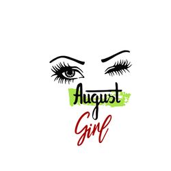 august girl face svg, birthday svg, girl eyes svg, august svg, girl svg, born in august svg, august birthday svg, birthd