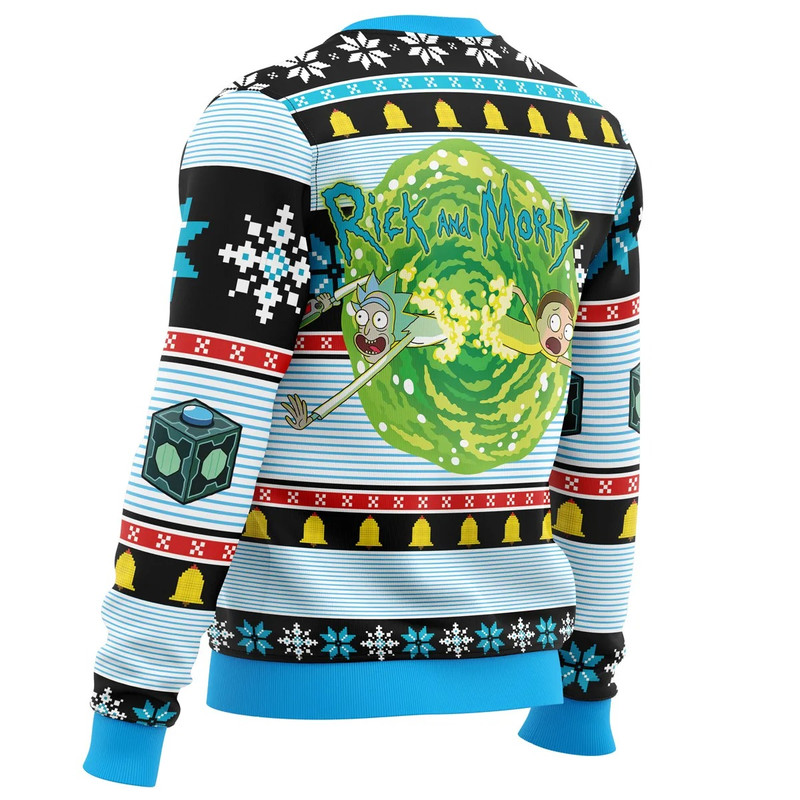 Mr. Meeseeks All Over Print Ugly Hoodie 3D Zip Hoodie 3D Ugly Christmas Sweater 3D Fleece Hoodie