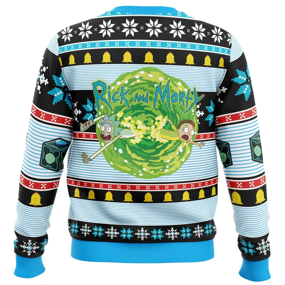 Mr. Meeseeks All Over Print Ugly Hoodie 3D Zip Hoodie 3D Ugly Christmas Sweater 3D Fleece Hoodie