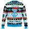 Mr. Meeseeks All Over Print Ugly Hoodie 3D Zip Hoodie 3D Ugly Christmas Sweater 3D Fleece Hoodie