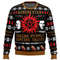 Christmas with the Winchesters Supernatural Ugly Hoodie 3D Zip Hoodie 3D Ugly Christmas Sweater 3D Fleece Hoodie