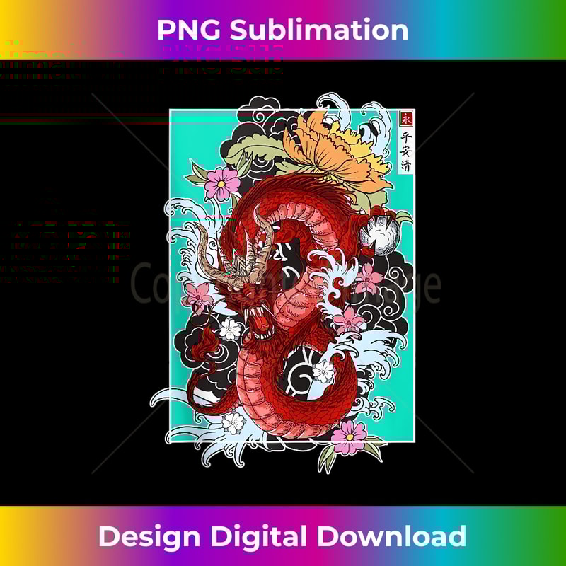 OI-20231114-4657_Vintage Sakura Blossom Flowers Japanese Dragon Culture Gift Tank Top 1.jpg