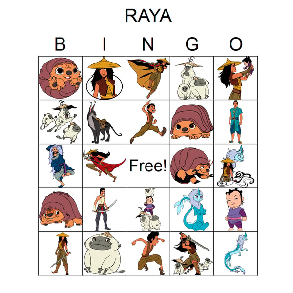 Fun Raya Card Raya Bingo Cards Printable,Bingo Party Game,50 unique bingo - Inspire ...