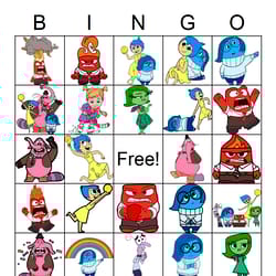 inside out bingo cards printable,bingo party game,50 unique bingo cards,digital download pdf