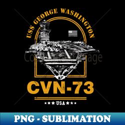 George Washington Aircraft Carrier - Artistic Sublimation Digital File - Perfect for Creative Projects