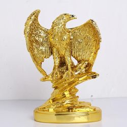 Art Decor Ornament, Birthday Holiday Gift,Bronze Resin Eagle Collectible Decorative Eagle Statue Home Decor Office Decor