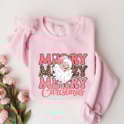 merry christmas sweatshirt, christmas santa crewneck, holiday clothing, christmas gifts, christmas family shirt, cute sa