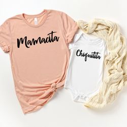 mommy and me shirt, mamacita chiquitita matching shirts, mommy and me outfit, mother daughter matching shirt