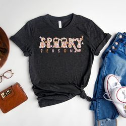 spooky season shirt, retro halloween comfort colors shirt, spooky season t-shirt, vintage halloween shirt, witch shirt f