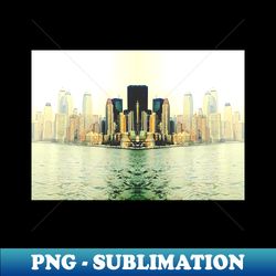 New York Cityscape Mirror Image - Professional Sublimation Digital Download - Enhance Your Apparel with Stunning Detail