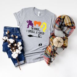 winnie i smell a child shirt, halloween shirt, pregnancy shirt, pregnancy announcement shirt