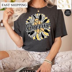 yellow ribbon warrior shirt for cancer survivor, sarcoma cancer awareness month shirt, sarcoma bone cancer shirt, sarcom