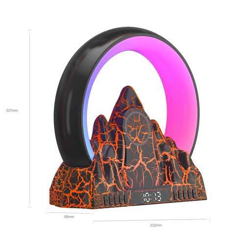 Smart Tuya APP Sunrise Flame Mountain Alarm Clock