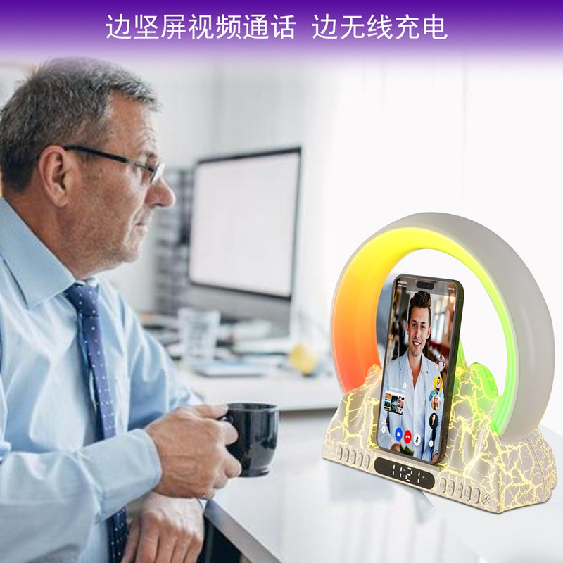 Smart Tuya APP Sunrise Flame Mountain Alarm Clock4.jpg