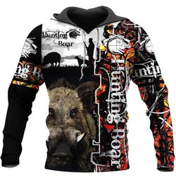 boar hunter &8211 hunting boar hoodie 3d style4940 all over printed