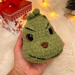 Crochet Mr Grinchy , Christmas decoration