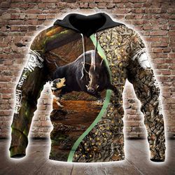 boar hunting all over printed hoodie m281205