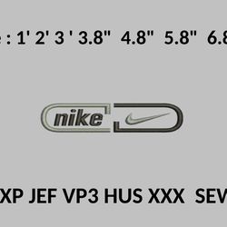 nike pill capsule embroidery file, pill nike embroidery design, nike embroidery design