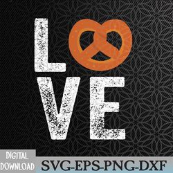 i love pretzels - funny pretzel lover eater svg, eps, png, dxf, digital download