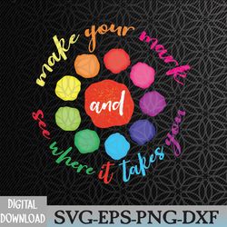 the international dot day 2022 plante make your mark svg, eps, png, dxf, digital download