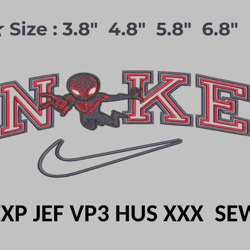 nike miles morales spider man embroidery files, embroidery machines