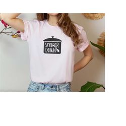 simmer down funny shirt, funny kitchen gifts, cooking tshirt, baking lover shirt, cooking gift, funny chef shirt, chef c