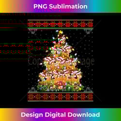 deer christmas tree lights xmas sweater deer ugly christmas tank t - deluxe png sublimation download - challenge creative boundaries