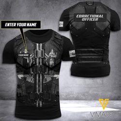 new york correctional officer customize t shirt/hoodie 3d printed tmtl