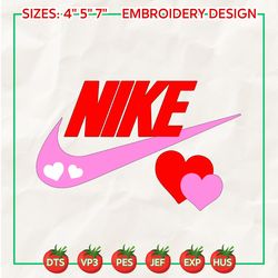 nike heart embroidered sweatshirt, matching couple embroidered sweatshirt, embroidered couple crewneck, custom embroidered hoodie