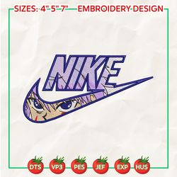 nike x killua embroidered sweatshirt, anime embroidered sweatshirt, anime custom embroidered sweatshirt, anime custom embroidered crewneck, best-selling custom embroidered sweatshirt