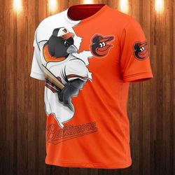 baltimore orioles 3d printing t-shirt 2023-24 limited edition