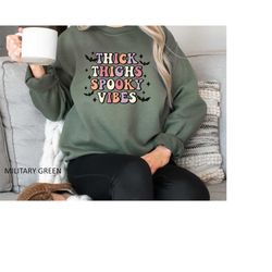 halloween woman sweatshirt, funny halloween gift sweatshirt, vintage halloween, gift hoodie, spooky vibes sweater, cute
