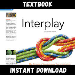 Textbook of Interplay: The Process of Interpersonal Communication 14th Edition Instant Download
