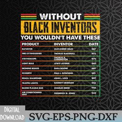 history of forgotten black inventors black history month svg, eps, png, dxf, digital download