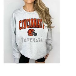 Cincinnati Football Sweatshirt, Vintage Cincinnati Football Crewneck Sweatshirt, Cincinnati T-Shirt, Cincinnati Hoodie,